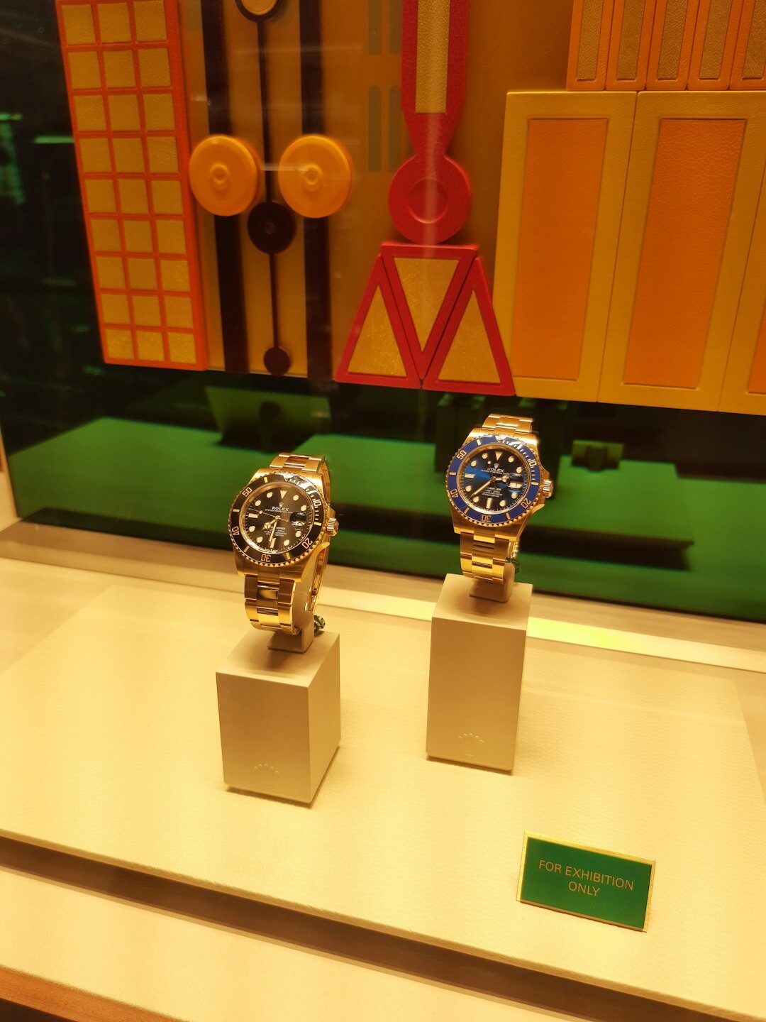 luxury items display