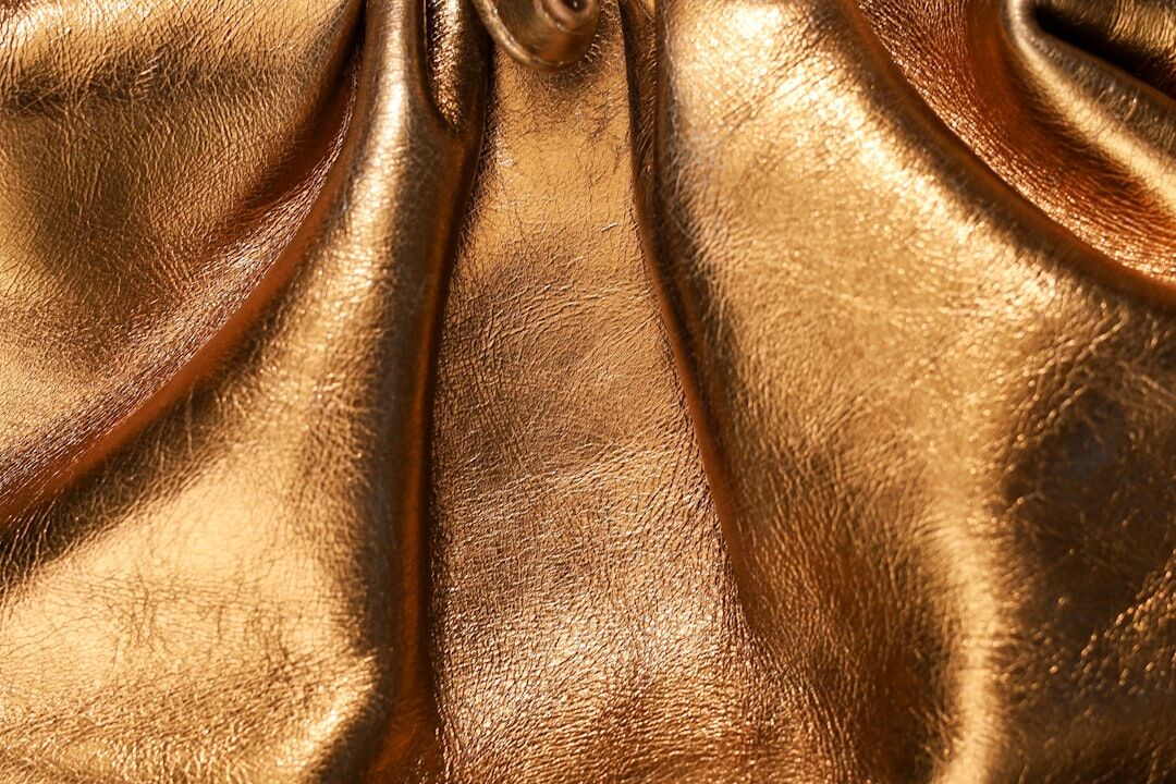 luxury leather bag closeup