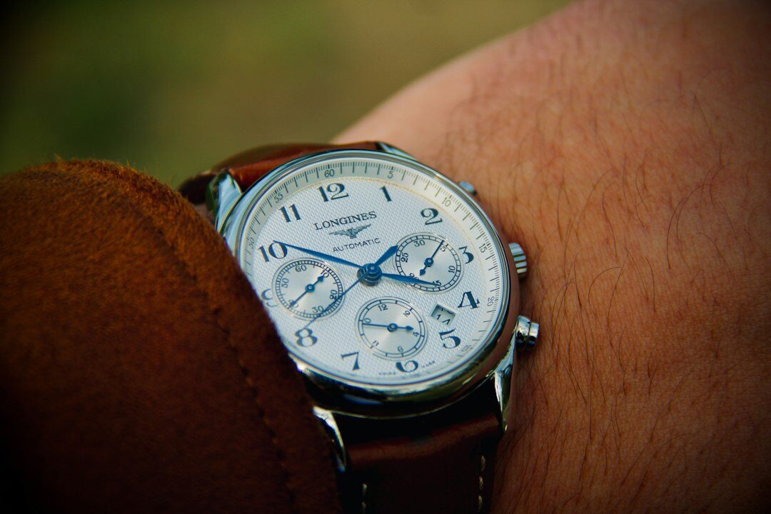 luxury watch on wrist